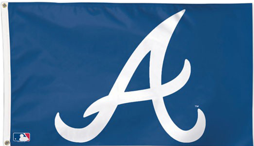  Atlanta Braves 2x3 Foot Small Flag : Sports & Outdoors