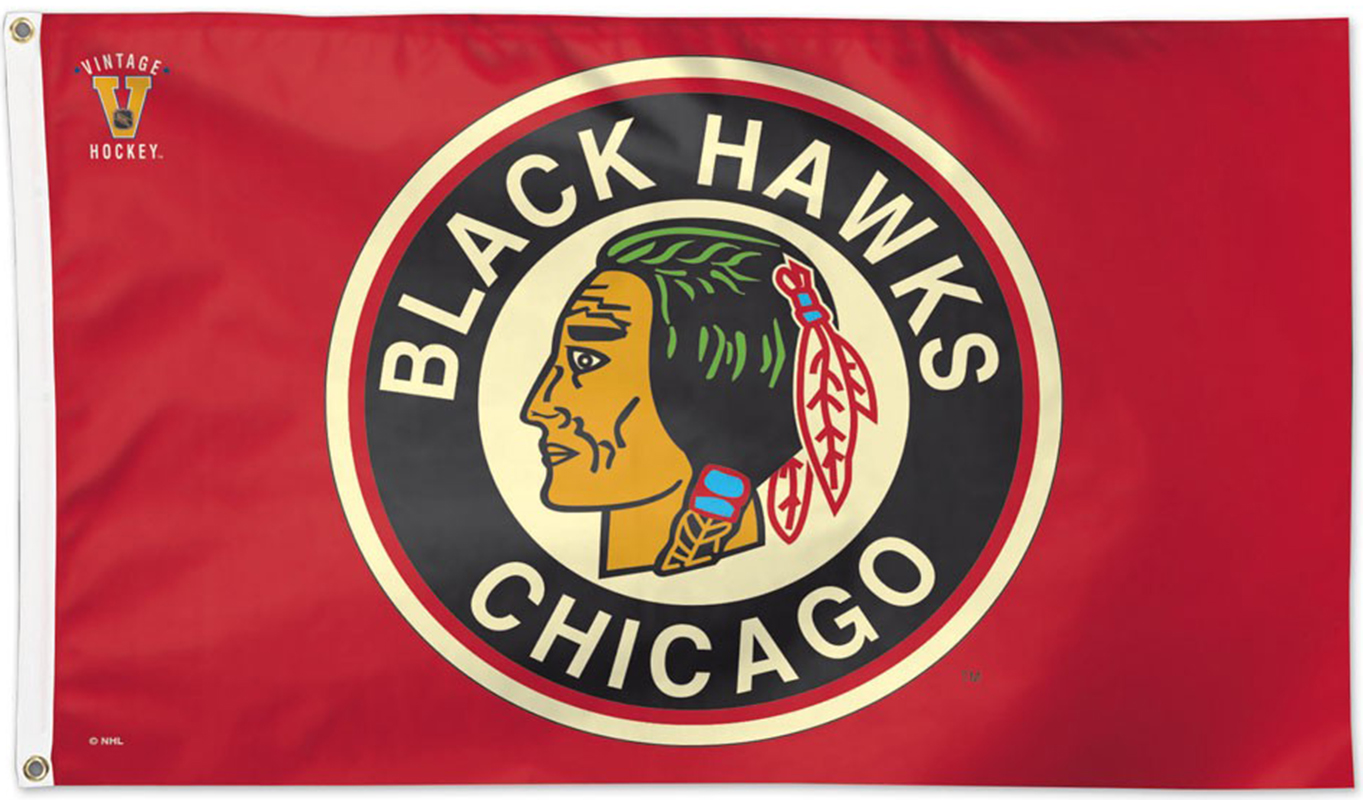 Chicago Blackhawks Throwback flags and other sports flags from Flags  Unlimited
