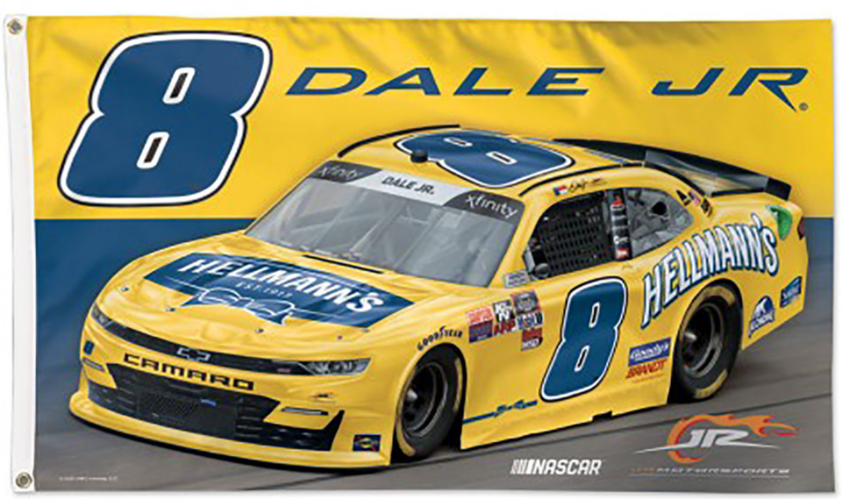 Dale Jr Xfinity Officially licensed 3' x 5' Deluxe flag with premium durable fabric, two