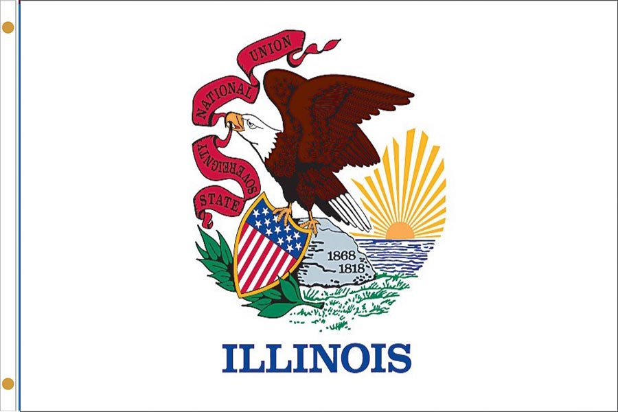 Illinois State Flag Illinois State Flag Printable