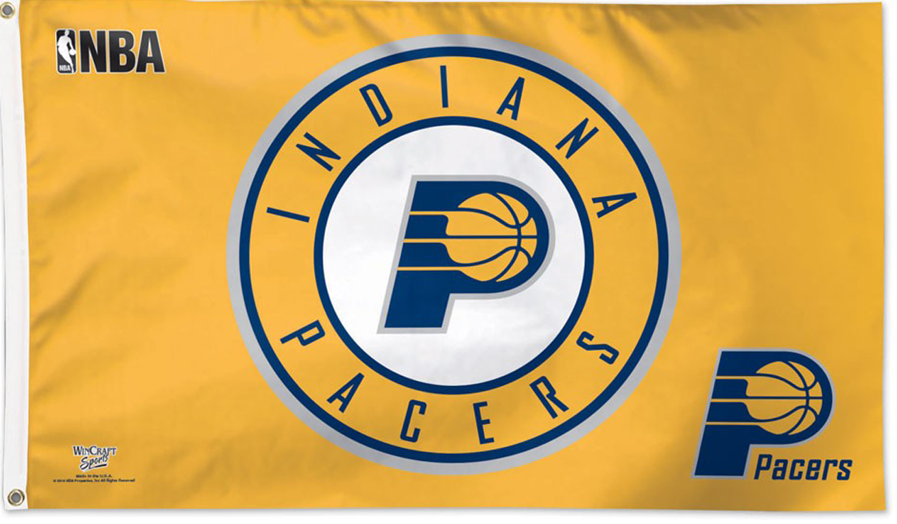 Indian Pacers Basketball Flags, NBA Team basketball flags at flagsexpo.com