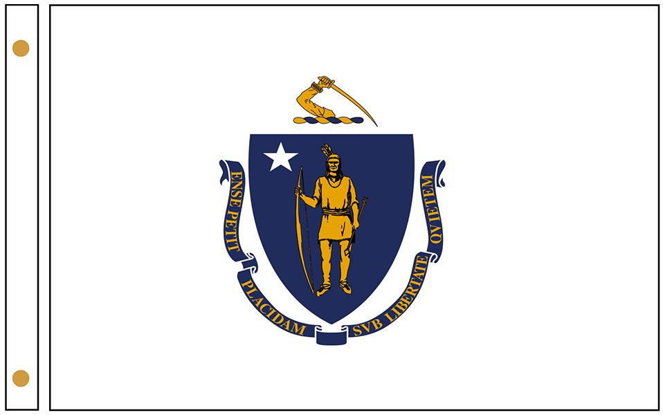 Massachusetts State Flags