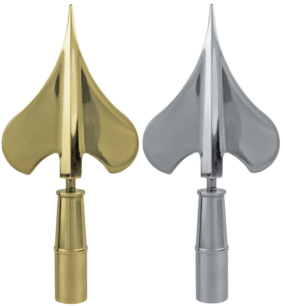 Metal Army Spears with ferrule