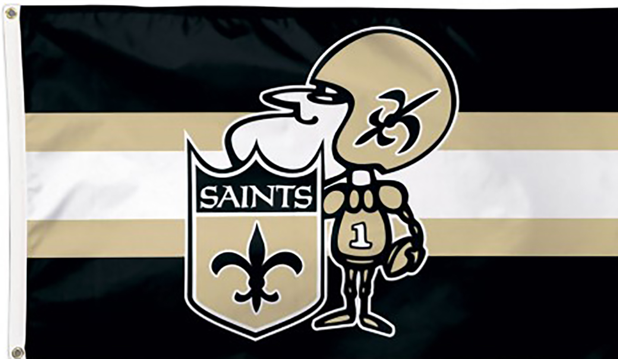 New Orleans Saints Flags - New Orleans Saints Outdoor Flags - New Orleans  Saints NFL 27 x 37 Vertical Outdoor Flag