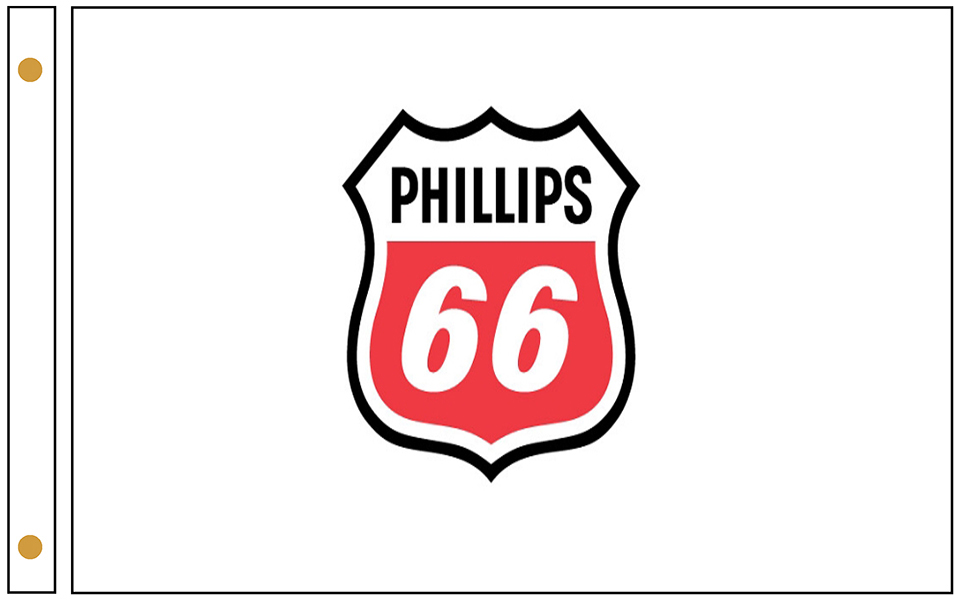 Gas Station Phillips Dealer Flags made from high quality nylon