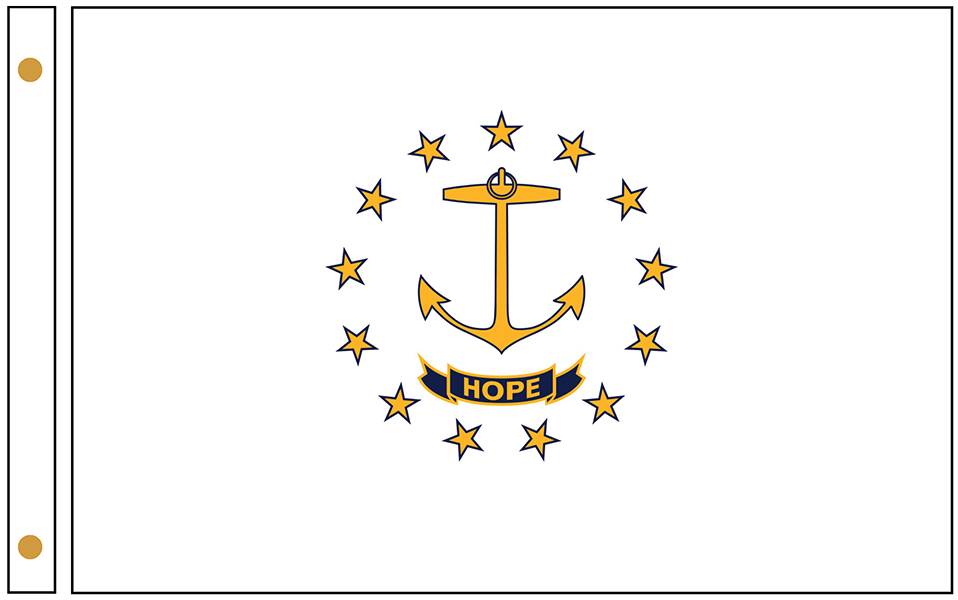 Rhode Island State Flags