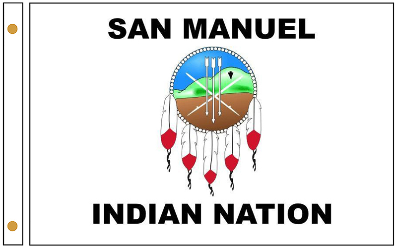 San Manuel Tribe Flags