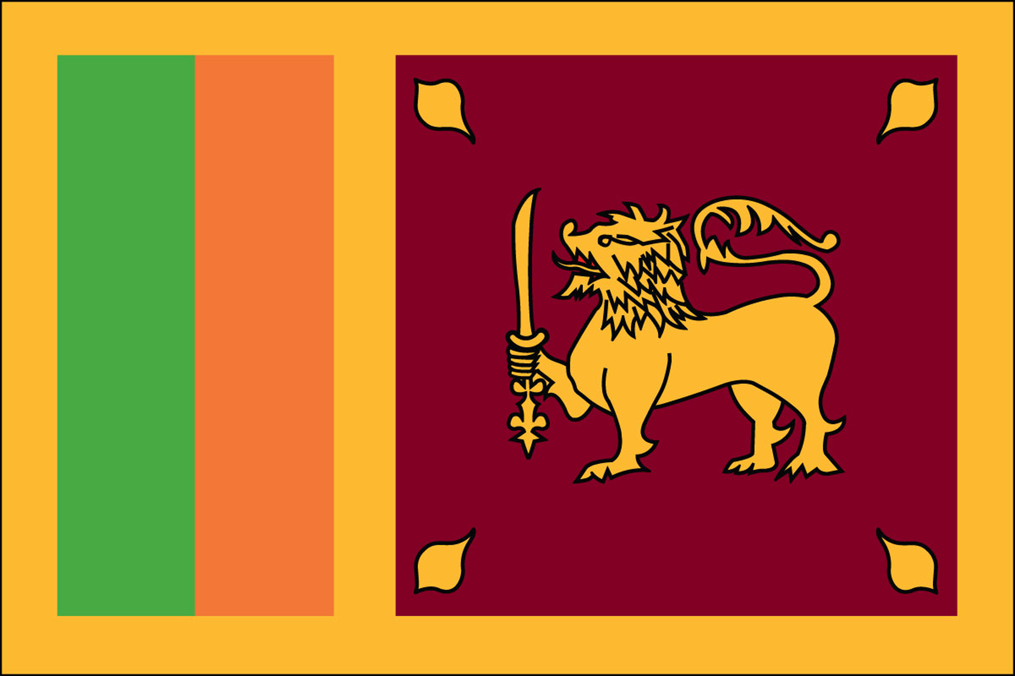 Sri Lanka Flags