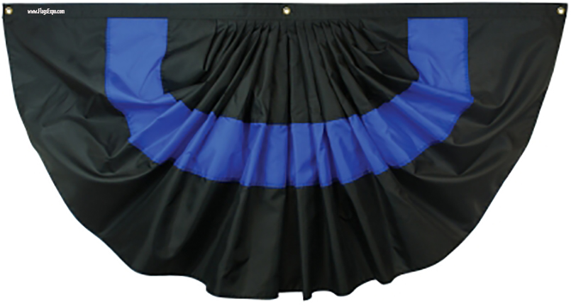 Thin Blue Line Fan Flag