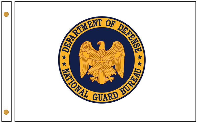 US National Guard Bureau Flags are made from high quality nylon with ...