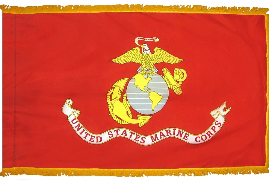 USMC Indoor Parade Flags