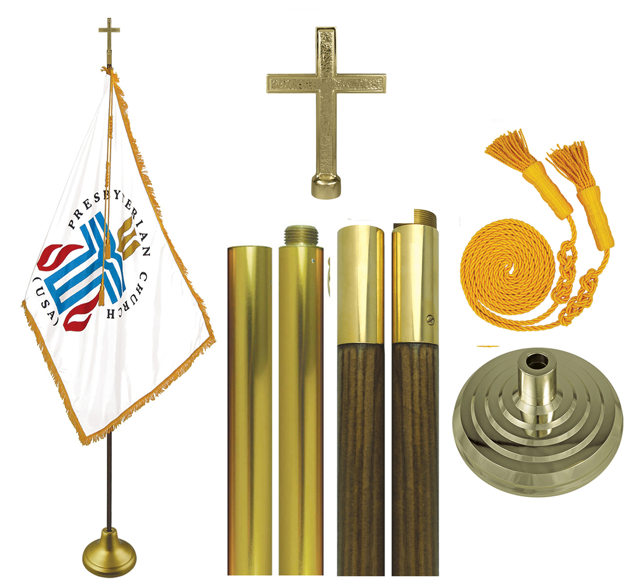 United Methodist Church Flag Set 