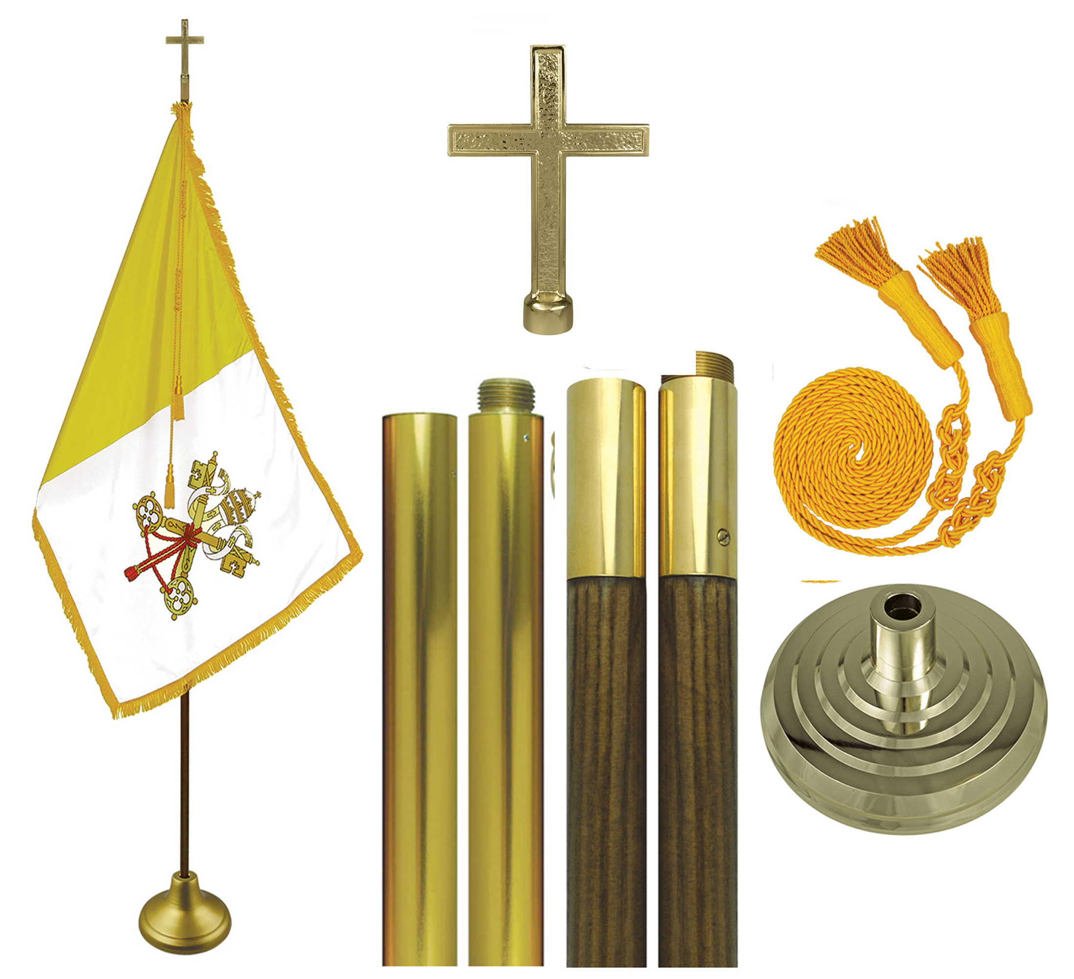 Vatican Papal Flag Set